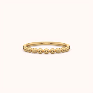 Oval Ball Style Stack Ring - KYMEE