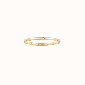 Sterling Silver Pyramid Stack Ring - KYMEE
