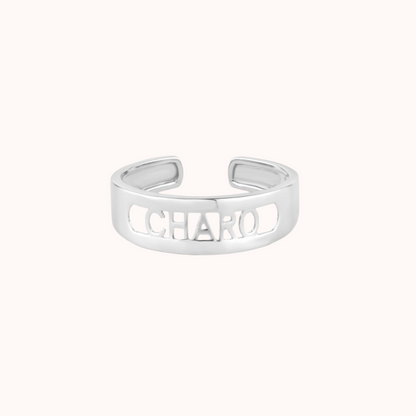 Custom Name Open Ended Ring