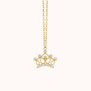 Crown Style Pendant Necklace - KYMEE