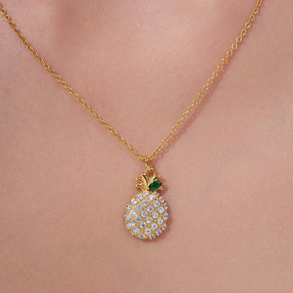 Crystal Pave Pineapple