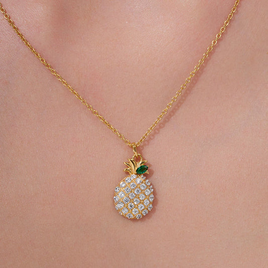 Crystal Pave Pineapple