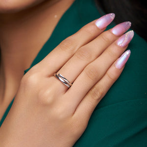 Initial Engraved Wraparound Ring - KYMEE