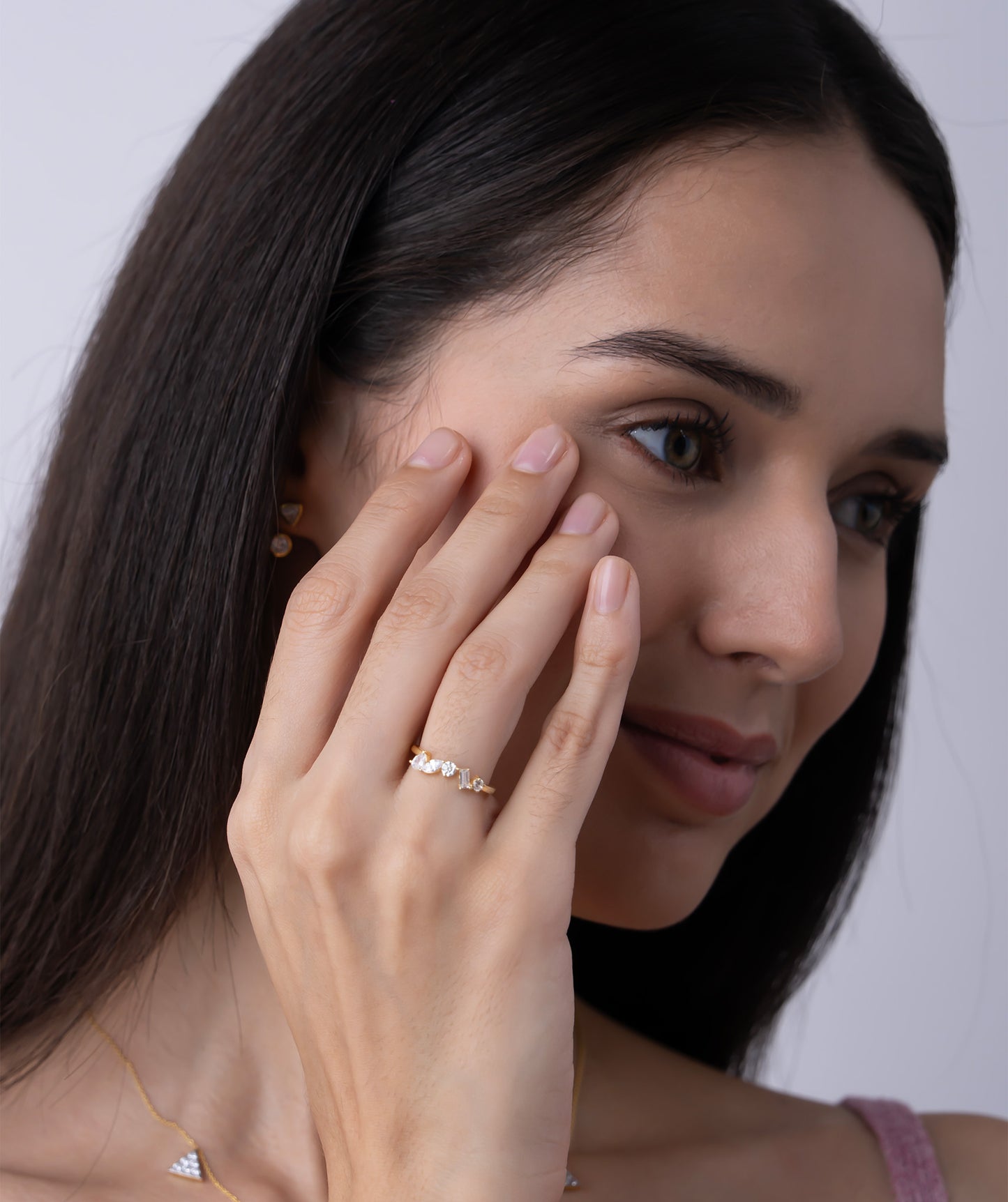 Sophisticated Multi-Stone Ring