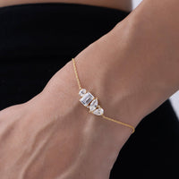 Mixed-Cut Cluster Bracelet