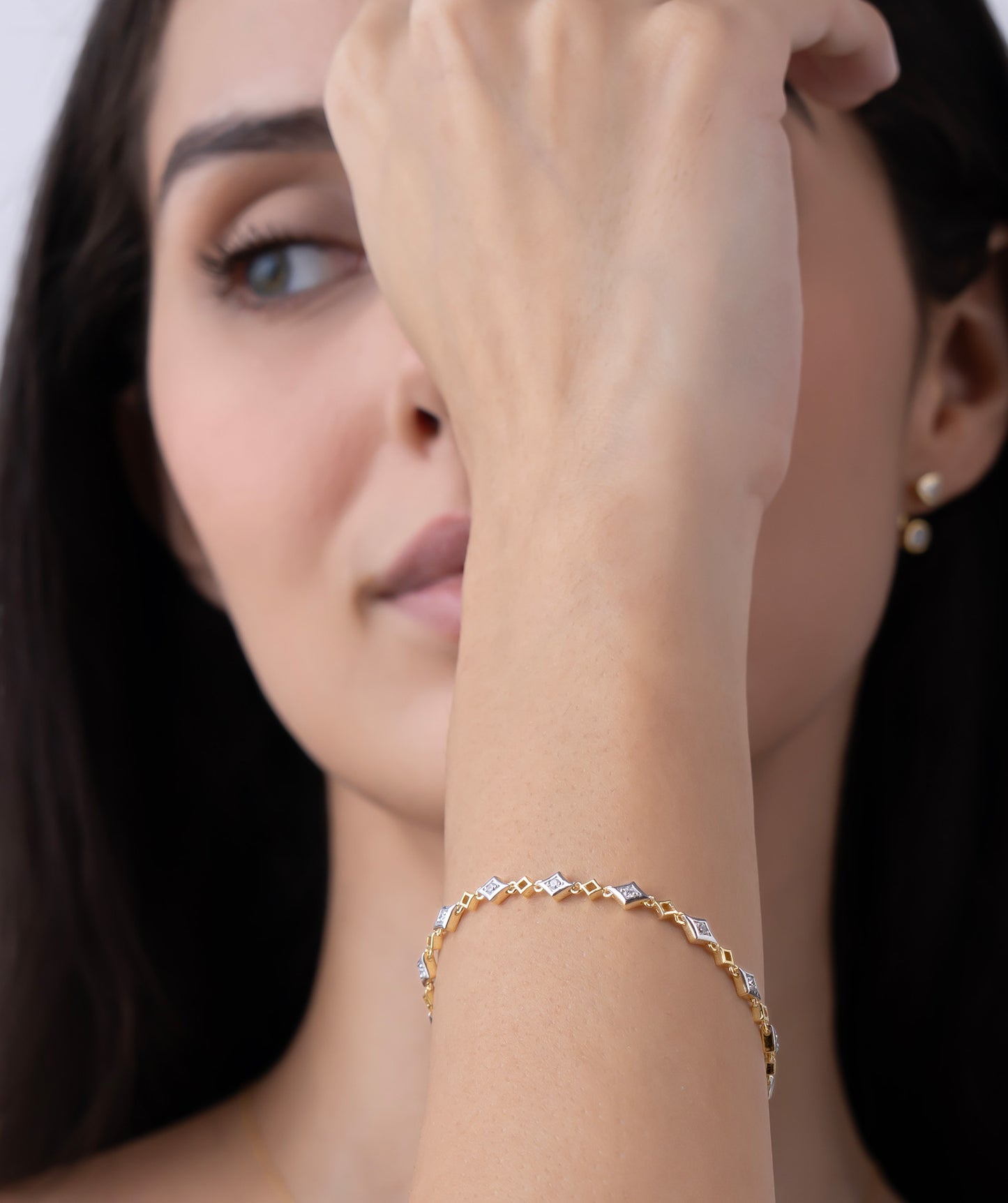 Sparkling Symmetry Bracelet