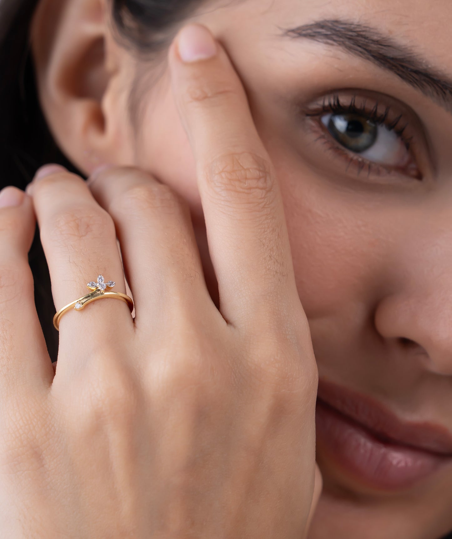 Luxe Leaflet Diamond Ring