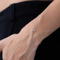 Evil Eye Pave Bracelet