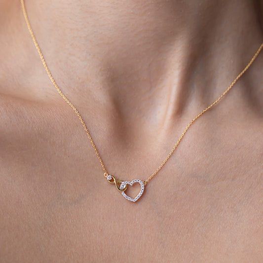 Eternal Love Infinity Heart Necklace
