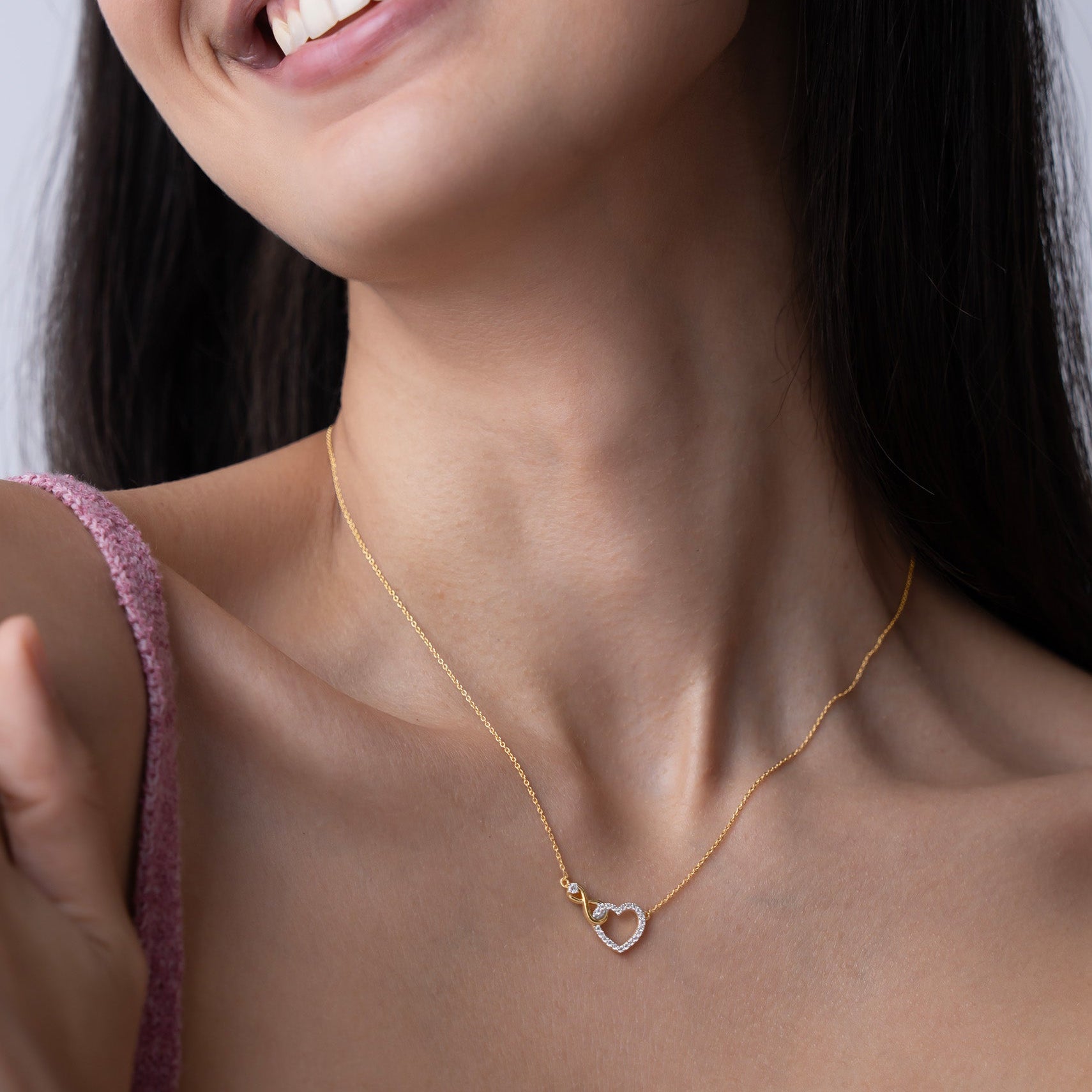 Eternal Love Infinity Heart Necklace