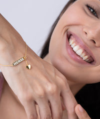 Personalised Name Bar Bracelet