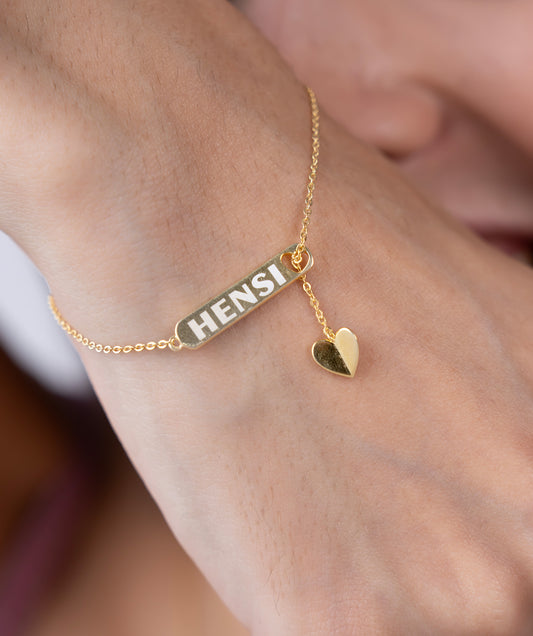 Personalized Bar Bracelet