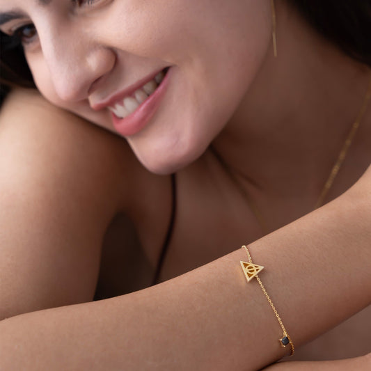 Mystic Triangle Charm Bracelet