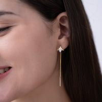 Lily Bud Threader Earrings