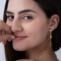 Half Moon Arch Threader Earrings