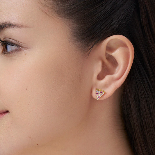 Sparkling Pizza Studs