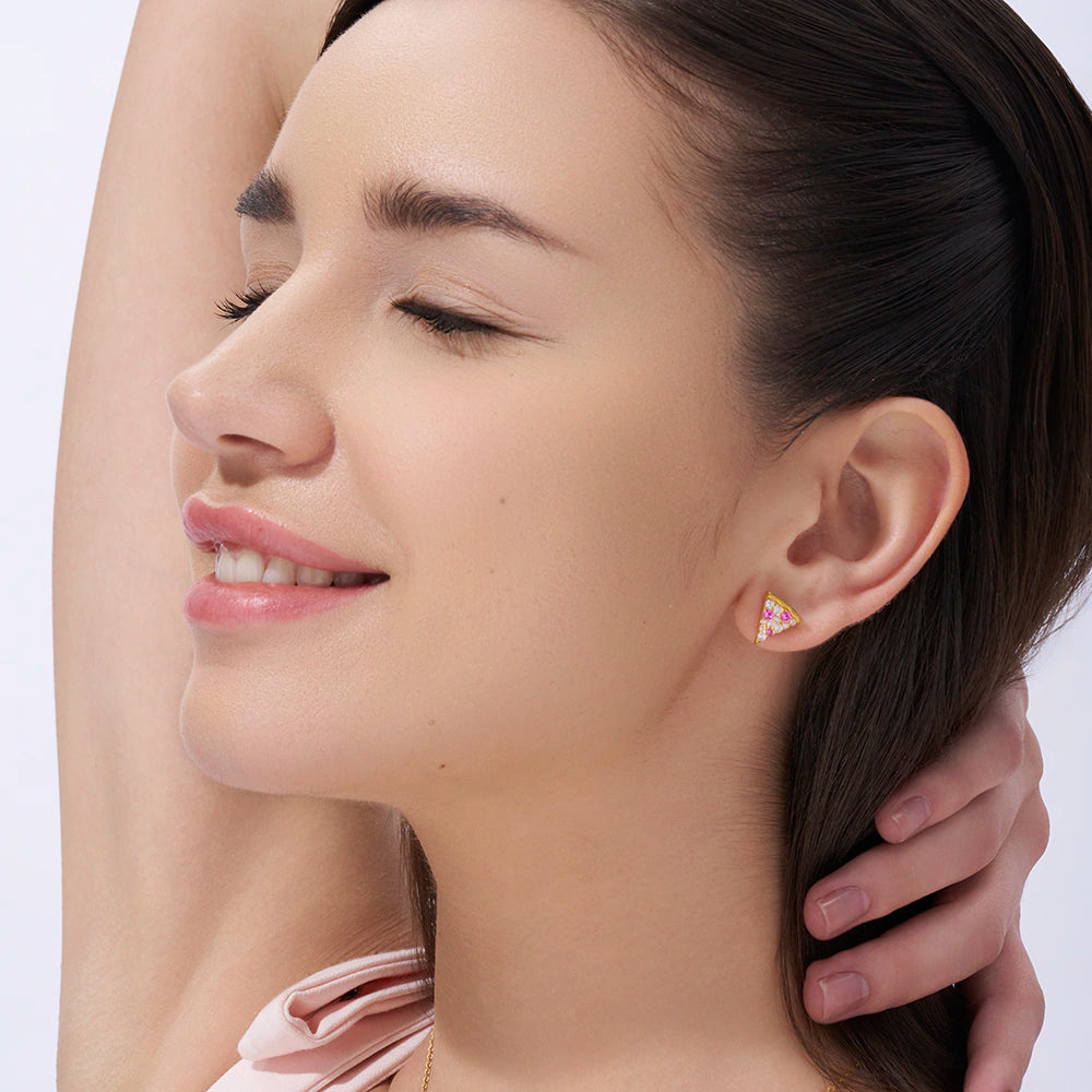 Sparkling Pizza Studs