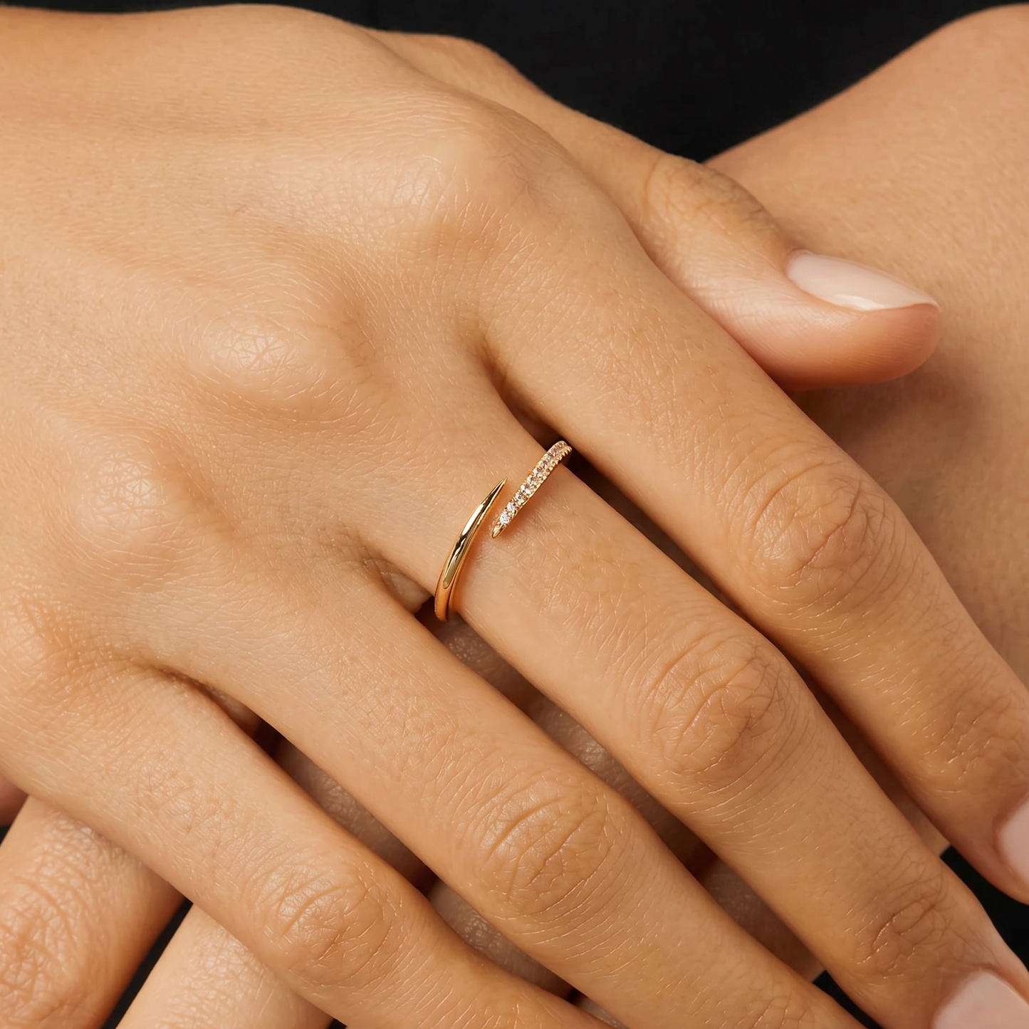 Open Wrap Tail Ring