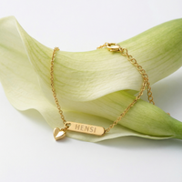 Personalised Name Bar Bracelet