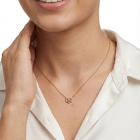 Infinity Heart Interlinked Pendant Necklace