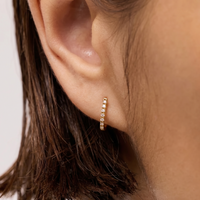 J-Hook Pavé Suspender Earrings
