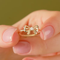 Open Bow Knot Ring