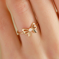 Open Bow Knot Ring