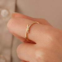 Pave Knot Ring
