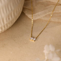Toi et Moi Two-Stone Necklace