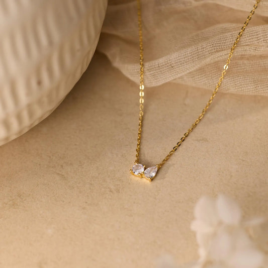 Toi et Moi Two-Stone Necklace