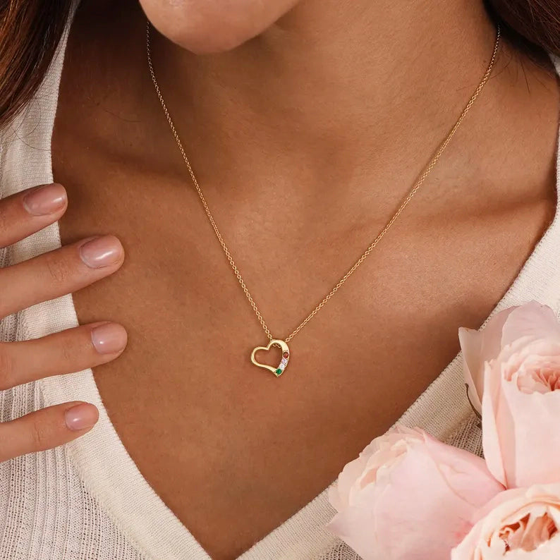 Open Heart Necklace