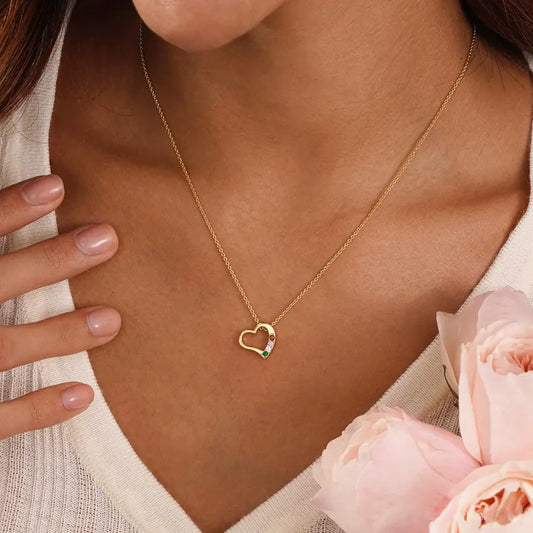 Open Heart Necklace