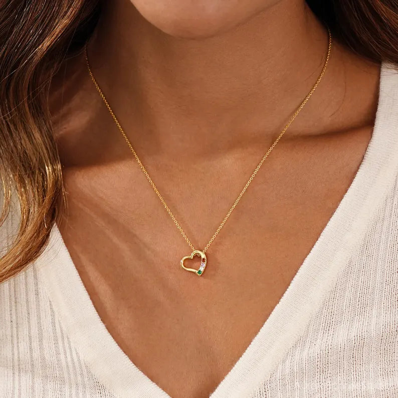 Open Heart Necklace