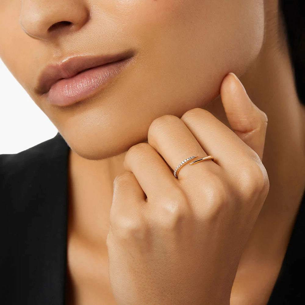 Open Wrap Tail Ring