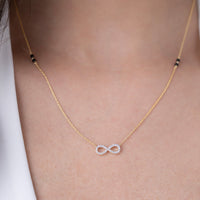 Infinity Pavé Diamond Mangalsutra