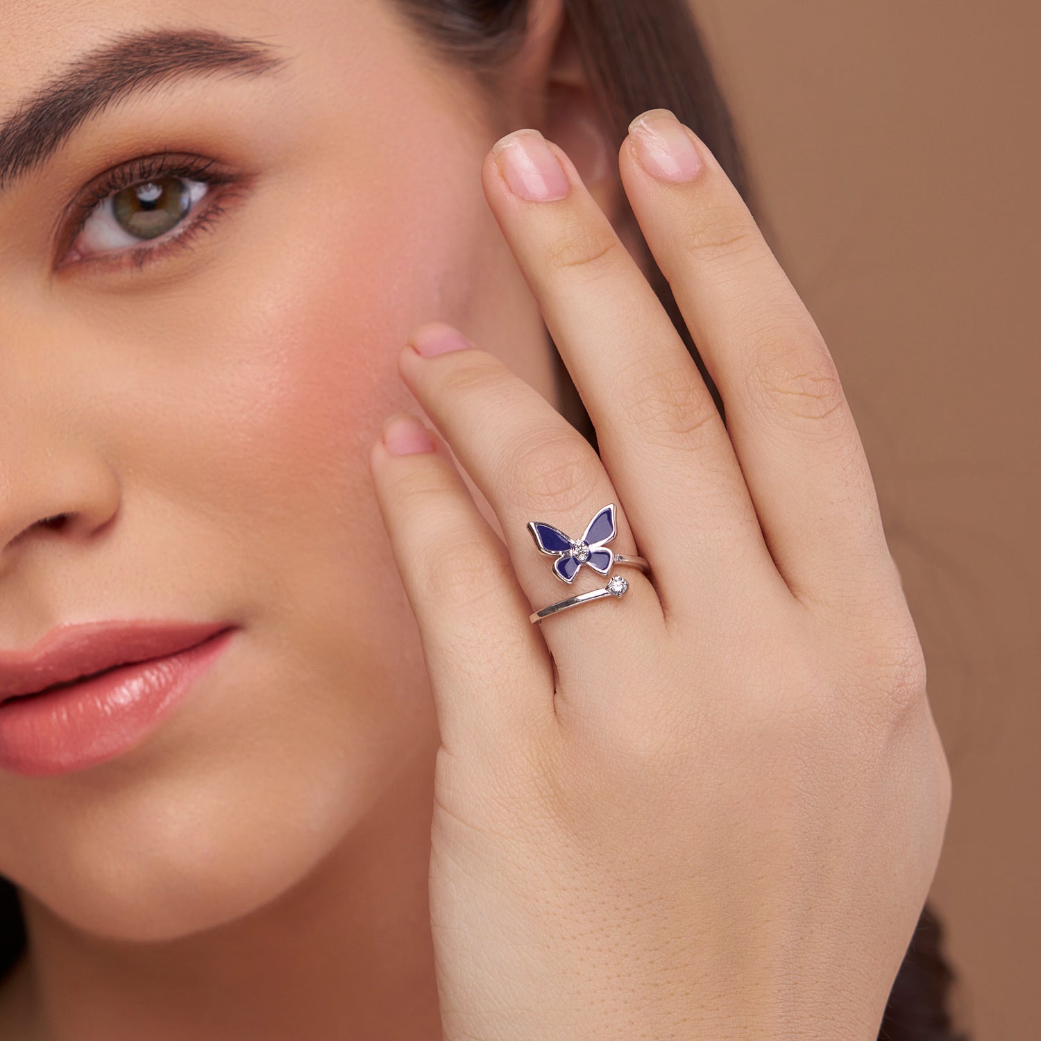 Butterfly Open-Ended Ring - KYMEE