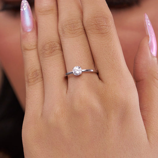Classic Solitaire Diamond Ring - KYMEE