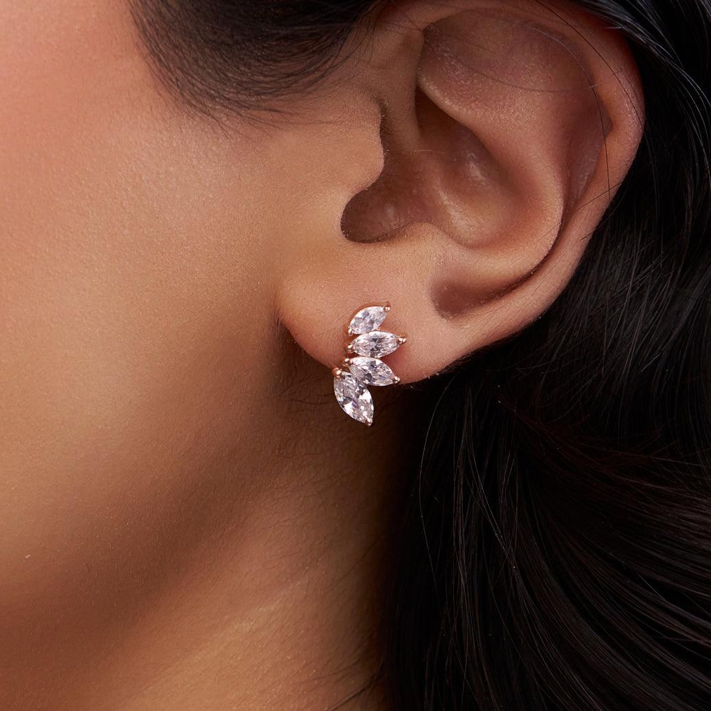 Marquise-Cut sophisticated Earring - KYMEE