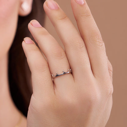 Crown Style Stackable Ring