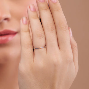 Sterling Silver Pyramid Stack Ring - KYMEE