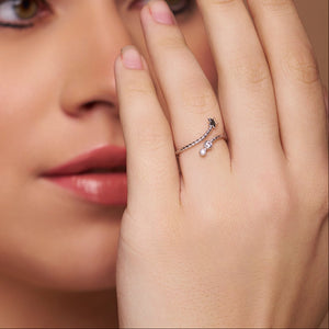 Twinkling Starburst Diamond Ring - KYMEE