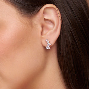 Pear-Shaped Diamond Stud - KYMEE