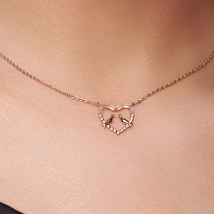 Heart Love Bird Necklace - KYMEE