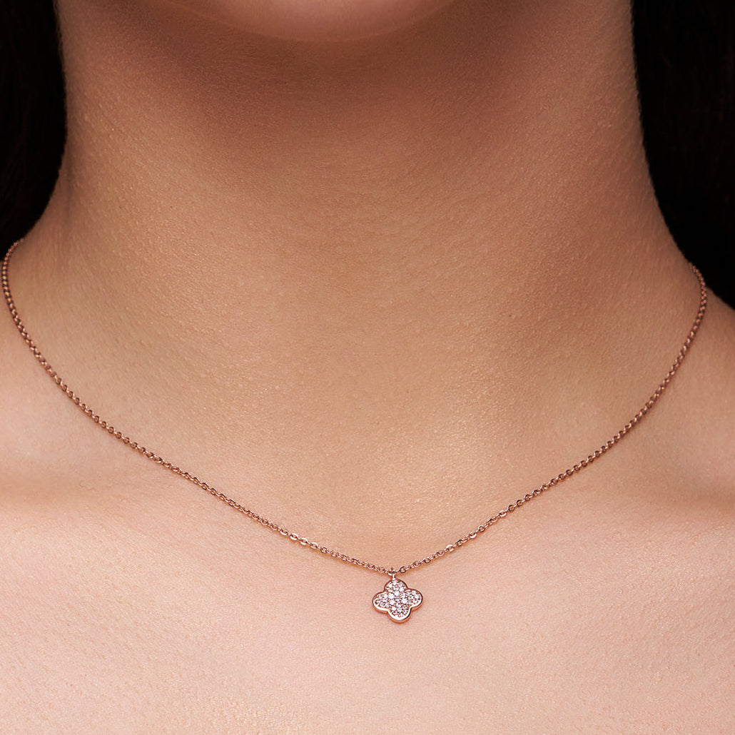 Dainty Clover Charm Set