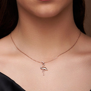 Artisan Flamingo Necklace - KYMEE