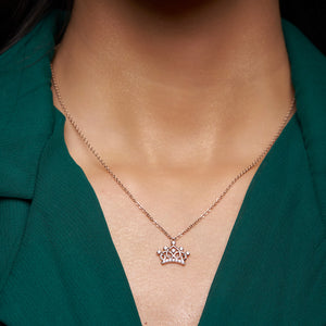 Crown Style Pendant Necklace - KYMEE