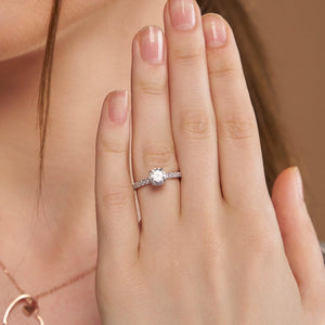 Timeless Round Diamond Solitaire Ring - KYMEE