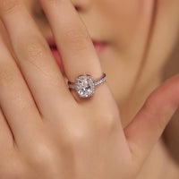 Halo Setting Cushion Cut Ring - KYMEE