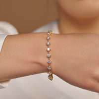 Round Diamond Tennis Bracelet - KYMEE