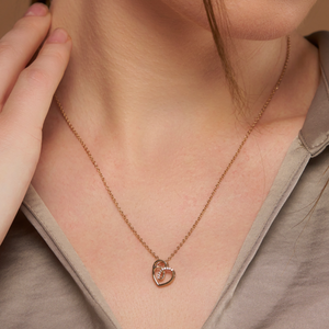 Intertwined Heart Necklace - KYMEE